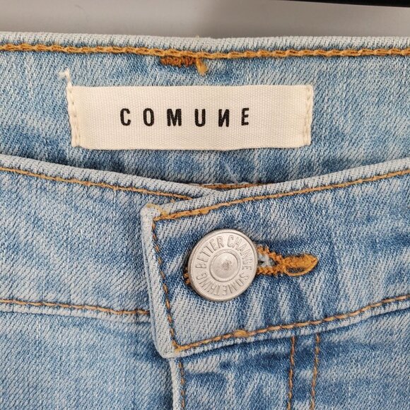 Comune Seattle Jeans Revival Fit Skinny Hi-Rise Stretch 27 Womens NWOT Blue - Picture 6 of 14